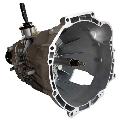 Transit gasoline engine gearbox assembly